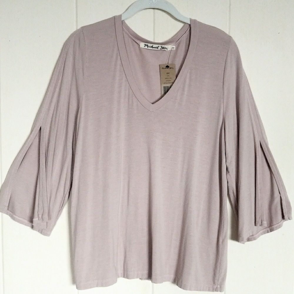 Michael Stars✨ Slit Sleeve Top - NWT